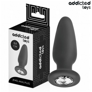 ADDICTED TOYS - ANAL PLUG MIT JUWEL GRÃSSE S 8,8 CM